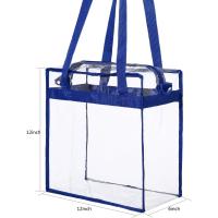 BAGAIL Bolsas Transparentes Aprobadas por el Estadio Bolso de Mano Transparente con Cierre de Cremallera Bandolera Bandolera con Correa Ajustable - details 51