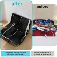 Organizador de Equipaje de Viaje Compressible Bolsas de Viaje Impermeables de Nylon con Bolsa de Mano Paquete de 6 Piezas - details 5