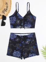 Conjunto de Bikinis de cintura alta para mujer, bañadores trenzados, traje de baño para mujer, microbikinis de realce, ropa de playa a la moda 2023 - details 31