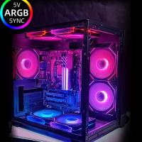 Ventilador de Enfriamiento para Carcasa Bezel 4 Pro con Control Inteligente de Temperatura PWM e Iluminación ARGB - details 4