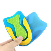 EiD-plantillas de Gel de silicona suave para el talón, cojín masajeador de pies, cuidado de medio talón, almohadilla para fascitis Plantar, Unisex - details 18
