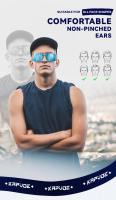 KAPVOE Gafas de Escalada Gafas de Sol Deportivas para Ciclismo al Aire Libre con Protección UV400 - details 7