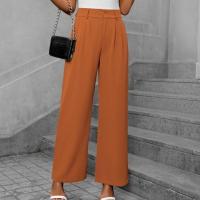 Pantalones de oficina de cintura alta y pierna recta para mujer para otoño - details 22