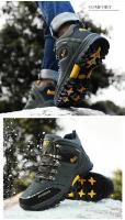 Zapatillas de deporte para hombre, montañismo, cuero impermeable, senderismo, invierno cálido para hombre, botas de nieve, zapatos de trekking al aire libre - details 39