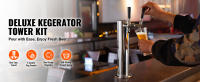 Kit de torre Kegerator de grifos dobles SucceBuy: mejore su bar en casa. Este kit SucceBuy es el sueño de un amante de la cerveza. La torre de cerveza de doble grifo de acero inoxidable 304 ofrece durabilidad y estilo. - details 0