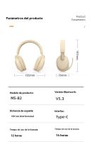 Auriculares inalámbricos con Bluetooth y micrófono, cascos con cancelación de ruido, sonido estéreo, deportivos, para juegos - details 13