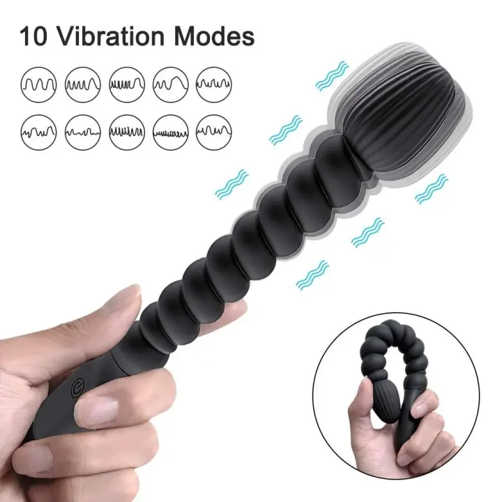 Leten Beads-masajeador de próstata, estimulador de bola, tapón Anal, 18+ adultos, mujeres, hombres, pareja, coqueteo, Gay, erótico, SM, Juguetes sexuales - 1