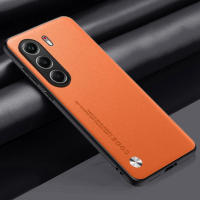 Funda de lujo de cuero PU para Tecno Camon 40 Pro 4g Cubierta trasera de silicona mate - details 15