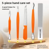 Juego de manicura y pedicura profesional, 14 Uds., con caja, Kit de cuidado de uñas de acero inoxidable para el cuidado de los pies y la cara, juego de regalo, Clippe para uñas - details 6