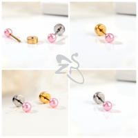 ZS-pendientes de acero inoxidable para mujer y niña, aretes de 20G con forma de corazón, estrella, Circonia cúbica, cristal, Piercing para el lóbulo y la hélice del cartílago, 1 unidad - details 3