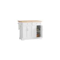 Carro de cocina multifuncional con 2 cajones y 2 estantes Gran encimera Ideal para bar y comedor - details 25