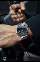 Reloj Deportivo de Cuarzo Automático Correa de Cuero Resistente al Agua Luminoso - details 1