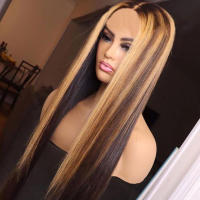 Peluca de pelo largo y liso para mujer, pelo sintético resistente al calor, ideal para Cosplay, fiesta de belleza - details 2