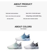 Zapatos deportivos de malla ligeros y transpirables para hombre con suelas de PVC, correas suaves para correr y caminar en primavera y verano, estilos de moda - details 4