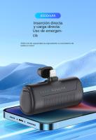 Compacto y portátil banco de energía de 4500 mAh 5V/2.4A de descarga rápida, indicador de energía, tres interfaces - details 0