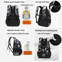 Mochilas para niños, mochilas escolares de camuflaje para estudiantes de primaria, mochilas intermedias, mochilas de viaje casual para adolescentes, de alta calidad, para estudiantes universitarios, de gran capacidad, bandoleras para hombres - details 2