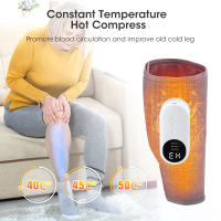 Masajeador de piernas y pantorrillas, máquina de presoterapia por presión de aire, dispositivo de compresa caliente, relajación muscular, promueve la circulación sanguínea, alivia el dolor - details 3