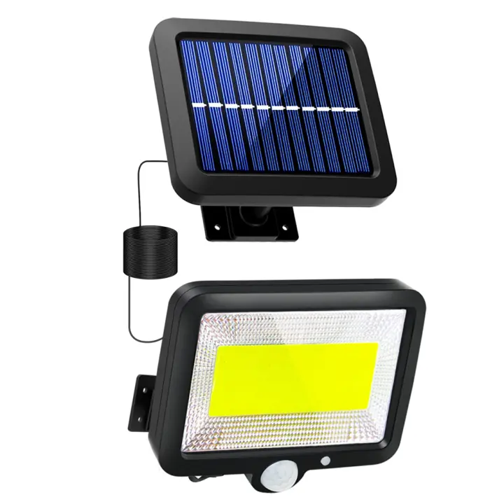 Luz Solar para Exteriores RXUNS Sensor de Movimiento LED COB Impermeable 3 Modos Cable de 5M - 1