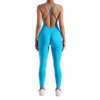 Mono ajustado para mujer, mono deportivo informal para todas las estaciones, ropa deportiva ajustada sin mangas, mono todo en uno, ropa para mujer - details 20