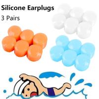 Tapones para los oídos ecológicos, orejeras de silicona suave impermeables para dormir y nadar, 3 pares - details 1