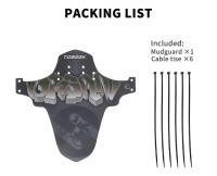 TOSEEK Bike Mudguard Bicycle Fenders Mountain Bike Tire Wheel Fenders Front And Rear Wheels Bike Mud Guard Bicycle Parts - details 5