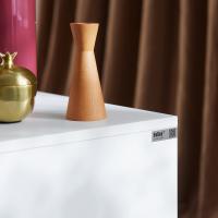 Mesita de Noche Mesa Auxiliar Mobiliario de Salón Moderno con 2 cajones L40xP40xH47 cm ES - details 6