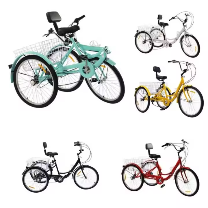 Bicicleta Plegable para Adultos con 24 Pulgadas 7 Marchas Carbono Aceleradora LED Luzes Cestas Ideal para Urbanos Unisex - 1