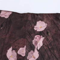 - Falda midi nueva de otoño con textura estampada elegante estilo retro para mujer - details 4