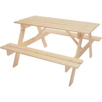 Juego de Mesa de Madera para Niños 90x90xA50 cm Ideal para Exterior o Interior - details 9
