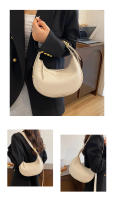 g para mujer nuevo bolso versátil de hombro para axila informal de moda en forma de media luna - details 7