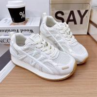 Forrest Gump zapatos mujer 2025 primavera nuevo amarillo super fuego alemán entrenamiento cuero zapatos de moda versión coreana mostrando pies pequeños deportes zapatos casuales - details 10