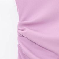 Vestido largo asimétrico sin mangas 2025 con temperamento, nuevo de verano, color sólido para mujer - details 6