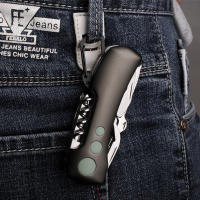 Cuchillo Plegable Mini Suizo de Acero Inoxidable para Camping y Exteriores con 15 Funciones Diversas EDC Pequeño Cuchillo de Bolsillo - details 4