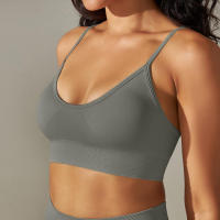 Hamidou-Sujetador deportivo de Yoga para mujer, Top Sexy, ropa interior transpirable, Fitness, Yoga, gimnasio - details 36
