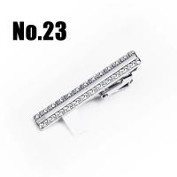 Nuevo Clips para corbata clásicos simples de 4cm, accesorios de Pin diario de Metal para hombre, regalo - details 25