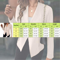 Chaqueta de Anteiro Suave de Color Beige Cardigan Corto Adelgazante de Moda para Mujer - details 2