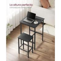 Mesa de Bar con Taburetes Mesa Comedor con 2 Sillas Mesa de Cocina Pequeña Taburetes de Barra - details 11