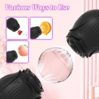 Leten-vibrador de succión de rosas, lengua para lamer, pezón Oral, estimulador de vacío para clítoris, Juguetes sexuales femeninos, productos para adultos - details 2