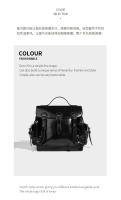 Elegante y sencilla, mochila multibolsillos de gran capacidad, pequeña mochila versátil de alta gama para viajeros. - details 6