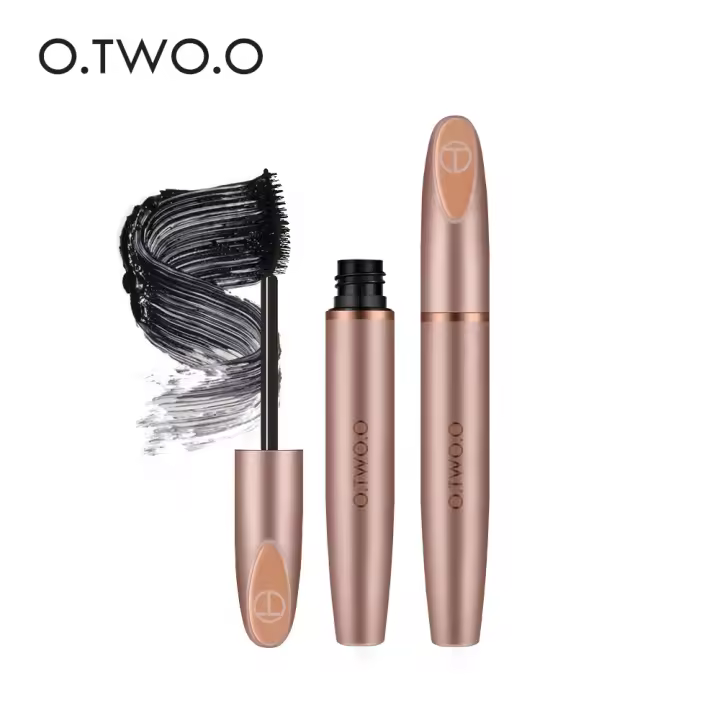 Mascara de Seda 3D O.TWO.O Duradera, Impermeable, Alta Definición, Pestañas de Longitud Aumentada - 1
