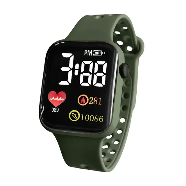 Reloj Deportivo Electrónico para Niños y Niñas Pulsera de Joyería de Gafas de Sol - 1