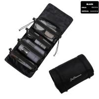 Bolsa de cosméticos 4 Uds en 1 para mujer, bolsa de cosméticos separable de malla con cremallera, bolsa de nailon plegable para mujer, bolsa de almacenamiento de brochas de maquillaje de cuerda - details 16