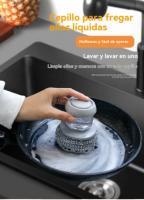 Cepillo de Limpieza Automático para Platos Mango Largo Limpieza de Ollas y Panes - details 1