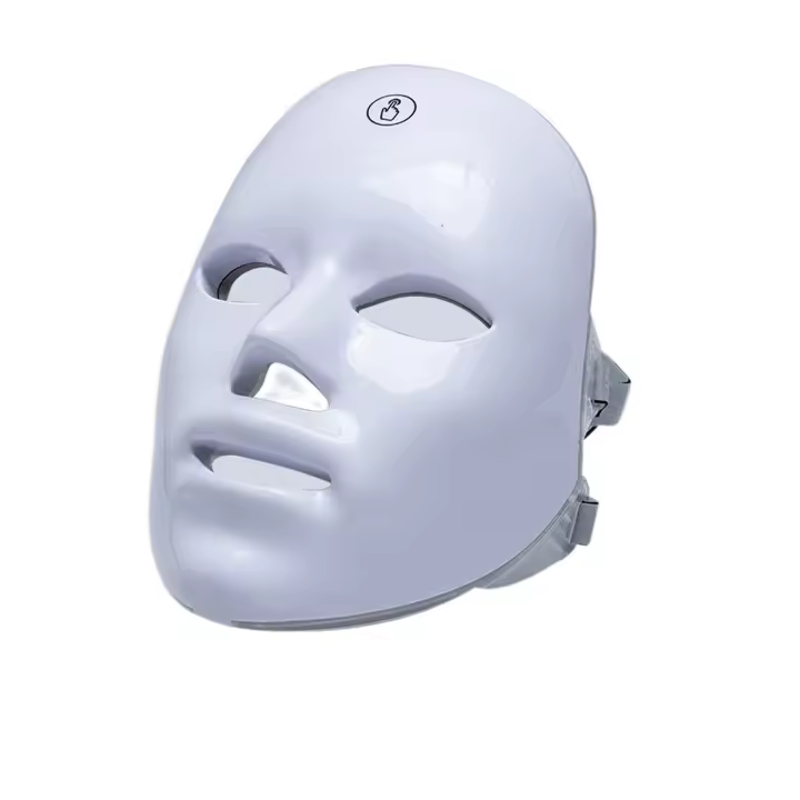 Máscara Facial LED Portátil Recargable Herramienta de Cuidado de la Piel de Belleza de 7 Colores - 1