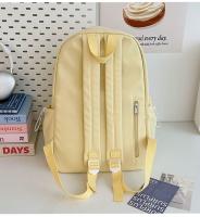 Mochila de viaje de gran capacidad, novedad de 2025, mochila escolar sencilla de Color sólido para estudiantes, Mochila deportiva, bolsa para ordenador - details 22