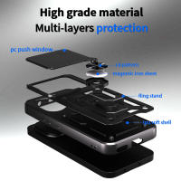 Funda de Teléfono con Protección de Golpes para Redmi K80 Pro 5G Xiaomi Poco F7 Ultra con Cubierta de Lente Deslizante - details 7