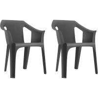 jardín, terraza, balcón, Picnic, Camping, Catering, Eventos, reuniones |   diseño, Ligero, apilable |   Gris Oscuro - details 13