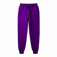 Pantalones de chándal sueltos para mujer y hombre, corredores con cintura elástica, pantalones deportivos informales de hip-hop, blanco, beige, ros - details 7