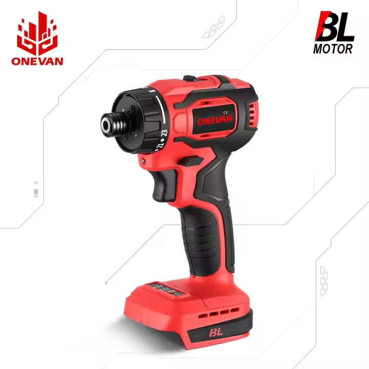 Taladro Eléctrico sin Escobillas ONEVAN 280NM 23+1 con Batería Makita Herramientas de Mini Alcance Recargable Cordless - 1