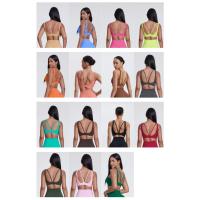 Sujetador deportivo de yoga para mujer de alto impacto, espalda abierta, sin costuras, top deportivo para fitness y entrenamiento - details 1